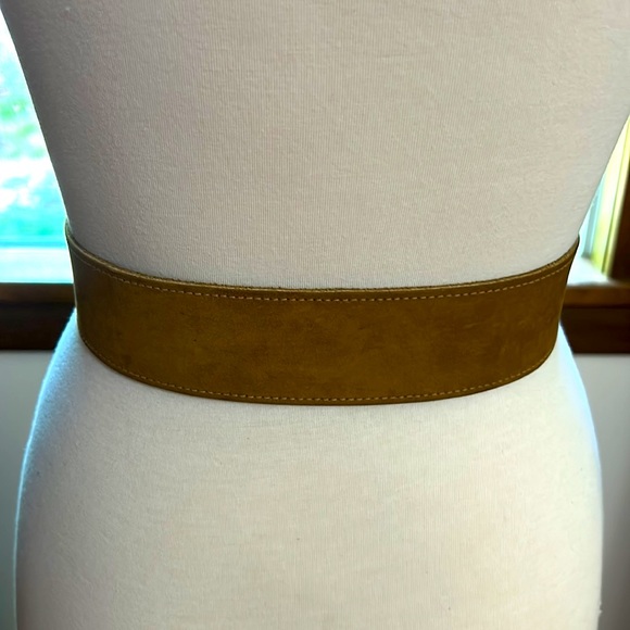 Vintage brown suede belt; XS - S - Picture 2 of 2